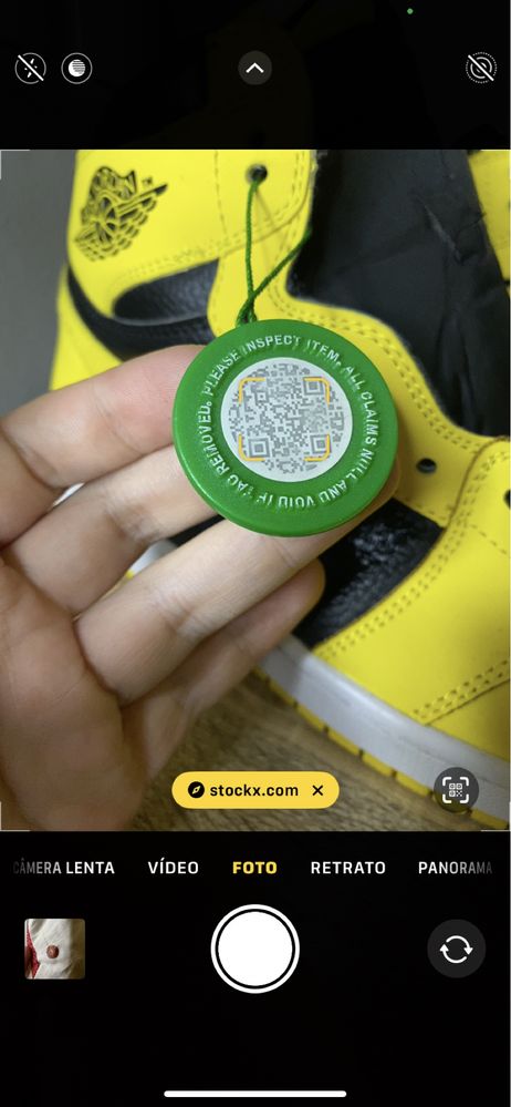 Jordan 1 (preto / amarelo)