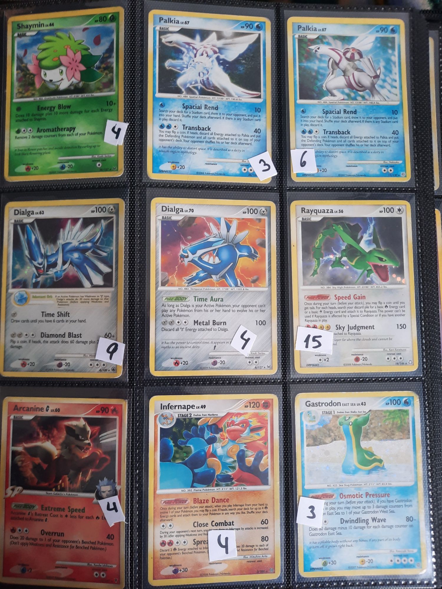 Cartas pokemon antigas