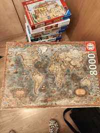 Puzzle Educa 8000 Mapa