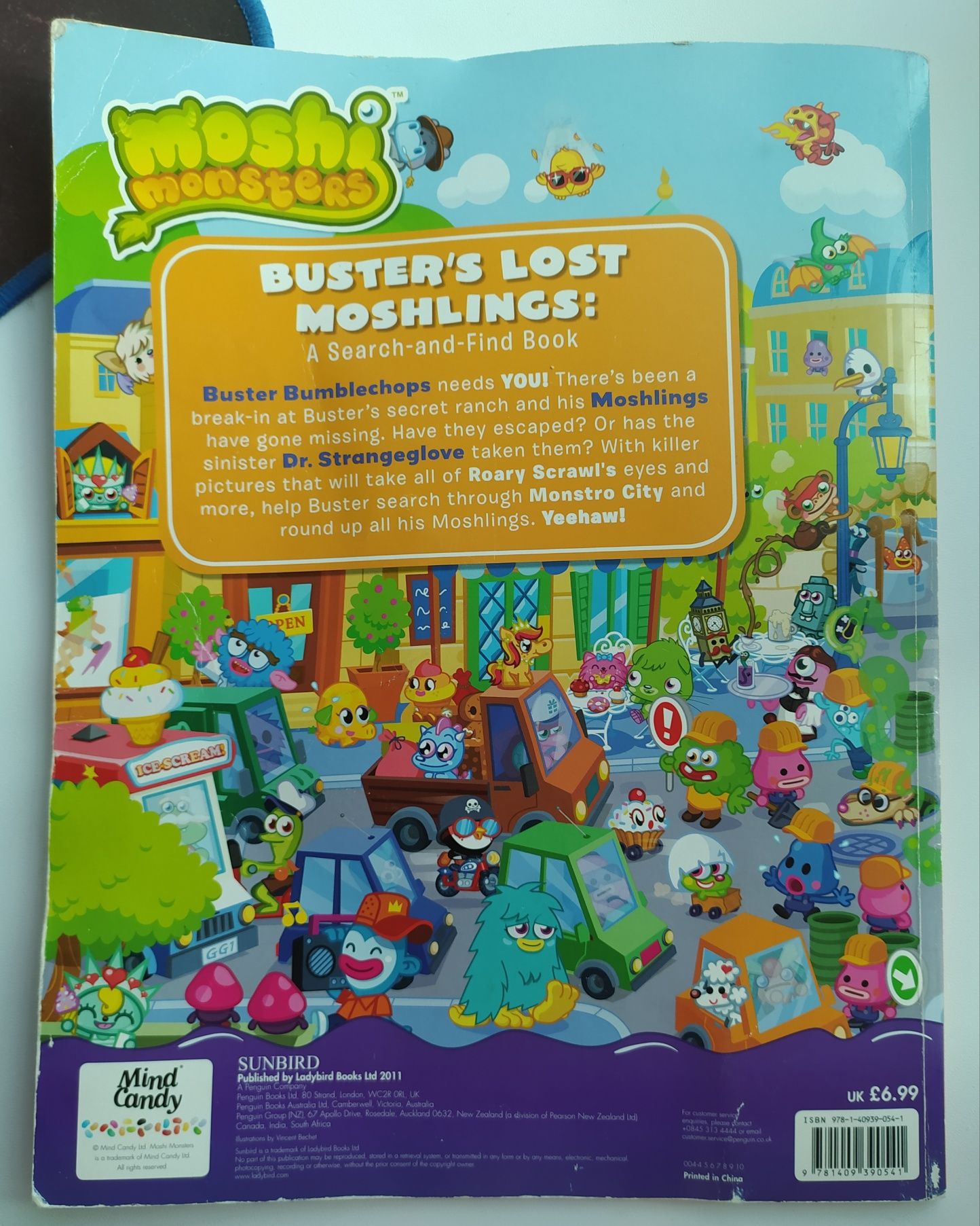 Виммельбух Moshi Monsters: Lost Moshlings Buster