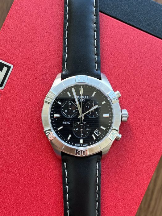 НОВИЙ годинник Tissot PR100 Sport Gent Chronograph (ремінець, браслет)