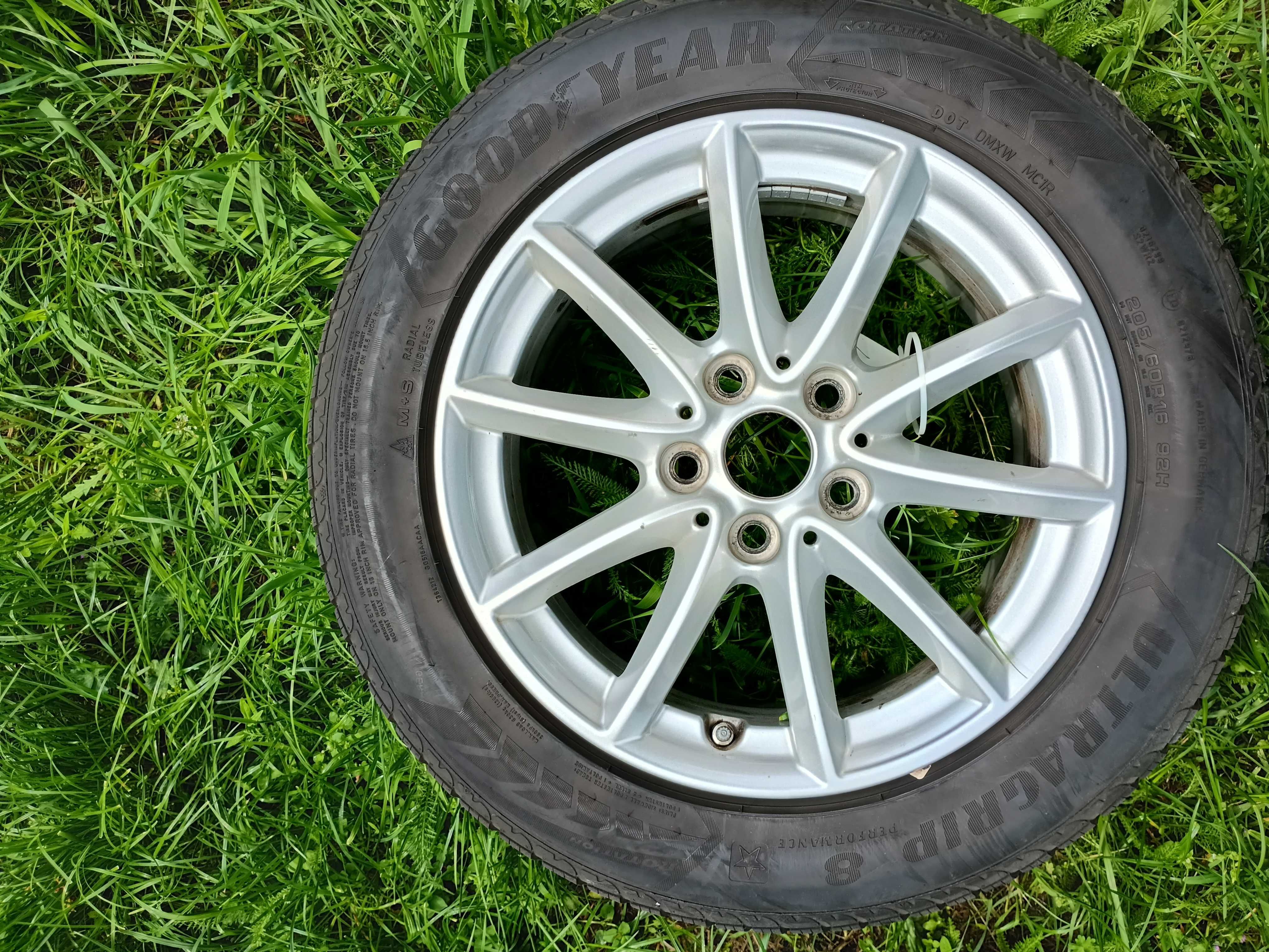 Felgi/kola BORBET 4szt 16", 5x112  opona 205/56R16 zima