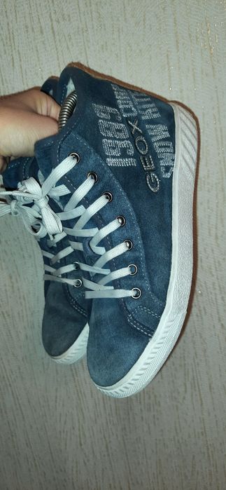 Хайтопи  geox кеди кросовки утеплені кеди geox