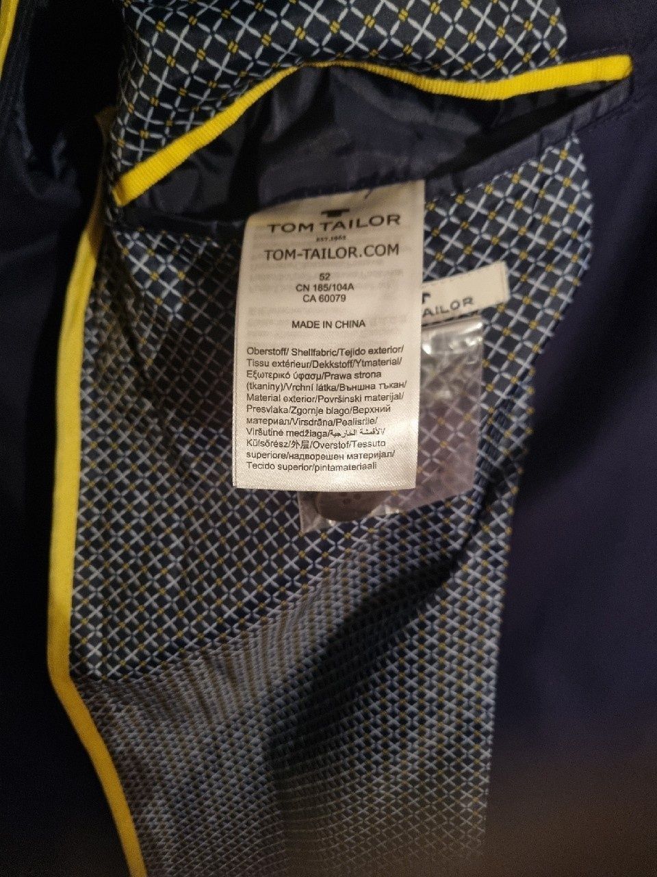 Marynarka tom tailor granatowa 52