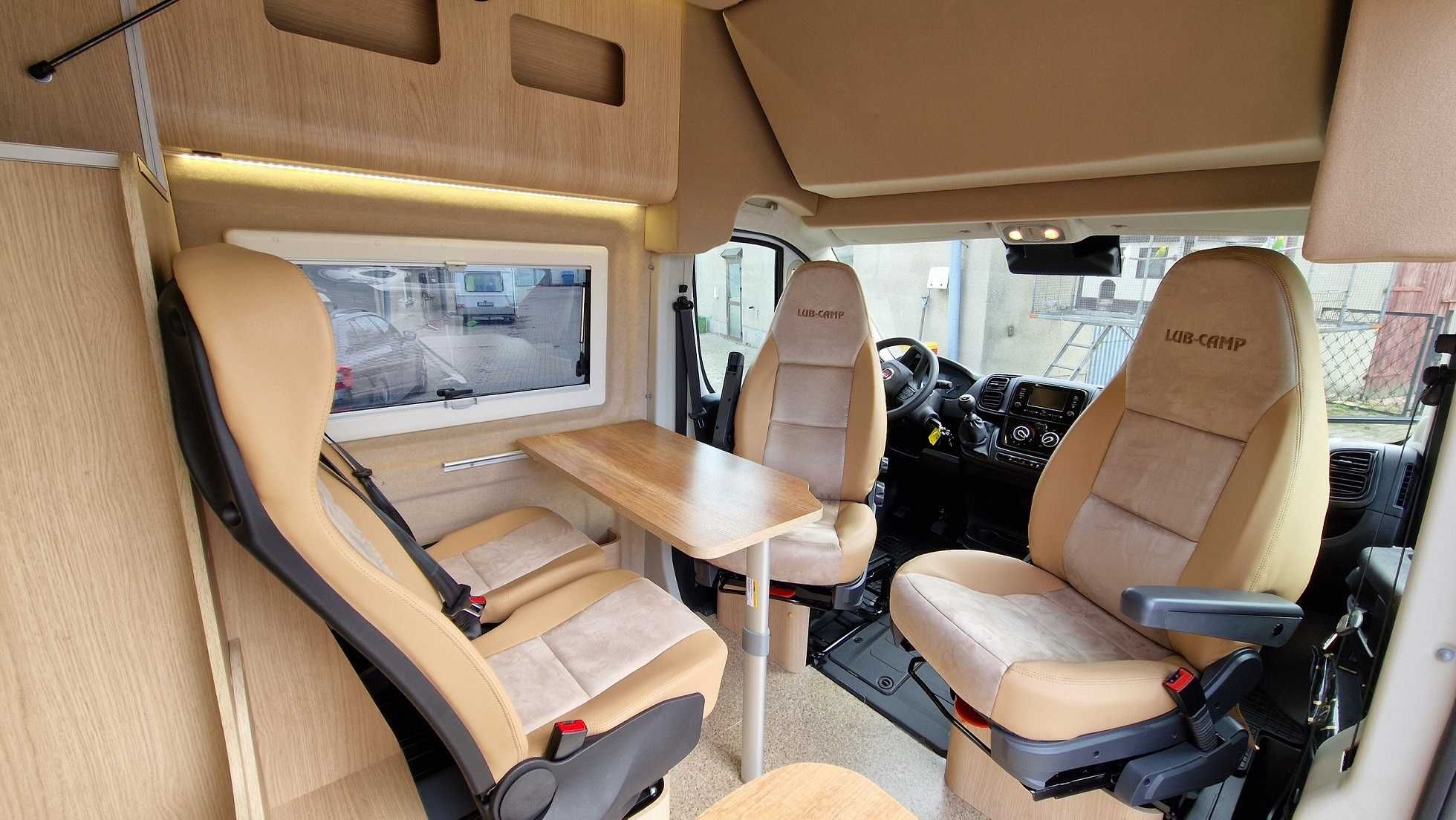 Fiat Ducato LUB-CAMP kamper NOWY 4 os. opuszczane łóżko