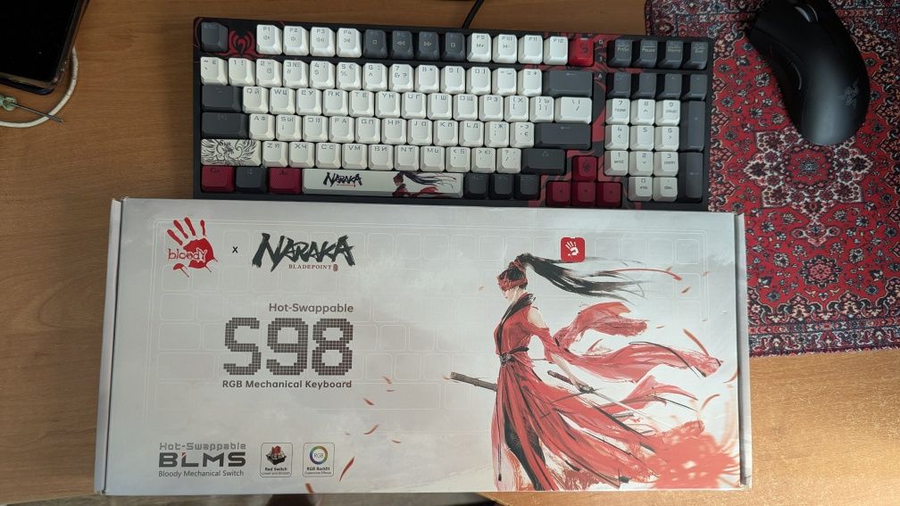Продам клавіатуру bloody naraka s98