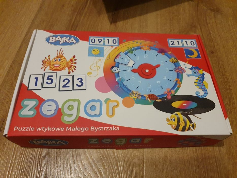 Układanka do nauki Zegar 5lat