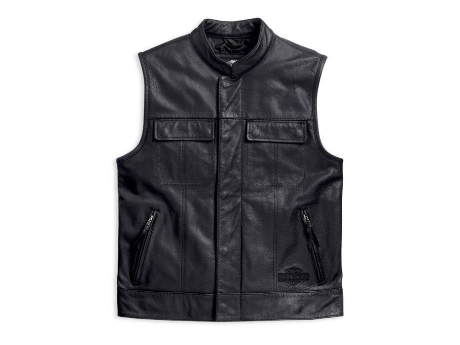 Kamizelka skórzana na motor Harley Davidson Foster rozm.L i XL