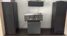 Amplituner technics 1050 + zestaw glosnikow jamo 5.1