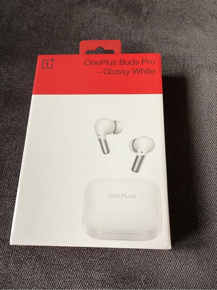 Słuchawki OnePlus Buds Pro glossy white białe fabrycznie zamknięte