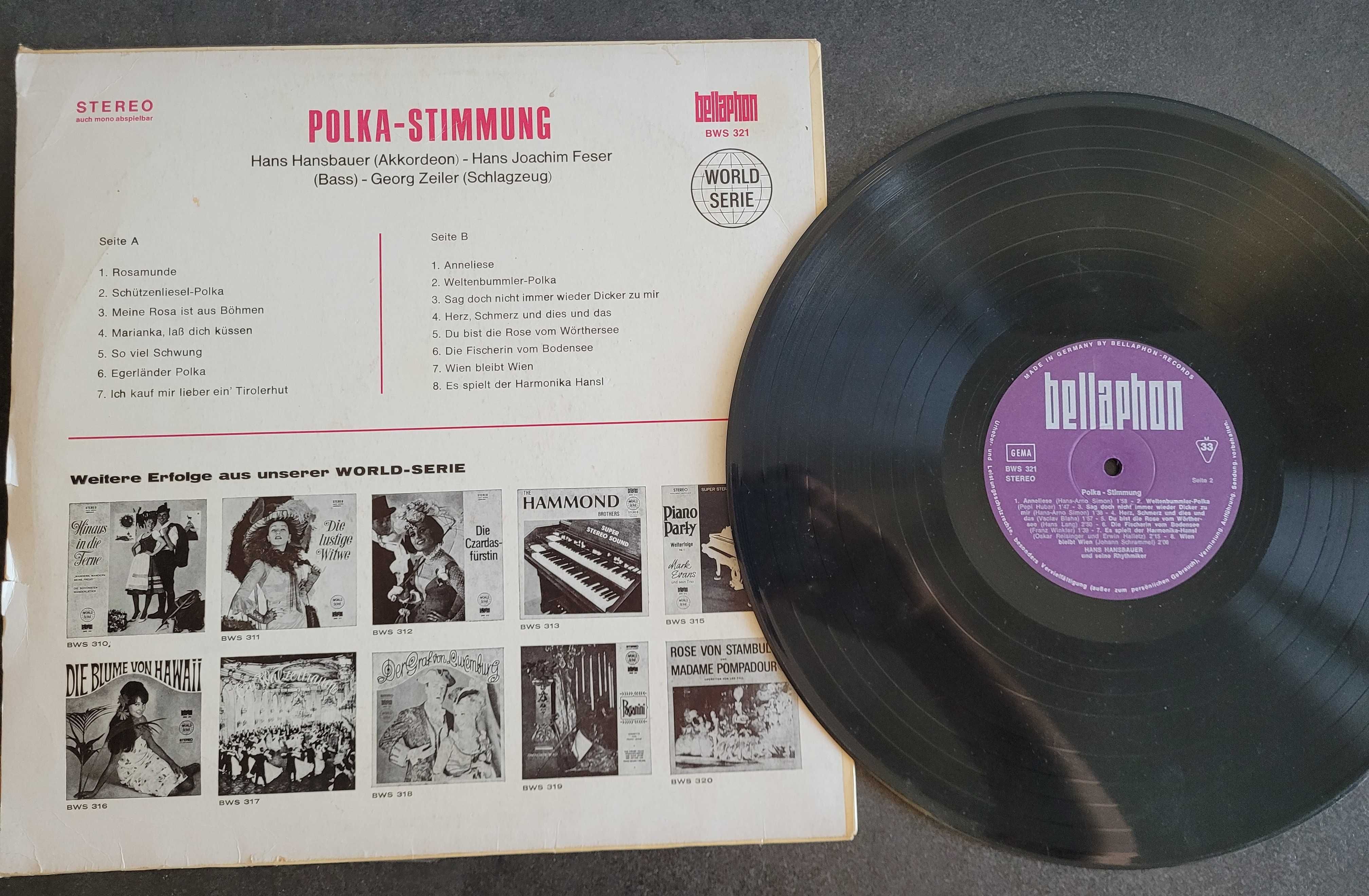 Winyl - Hans Hansbauer Und Seine Rhythmiker – Polka-Stimmung