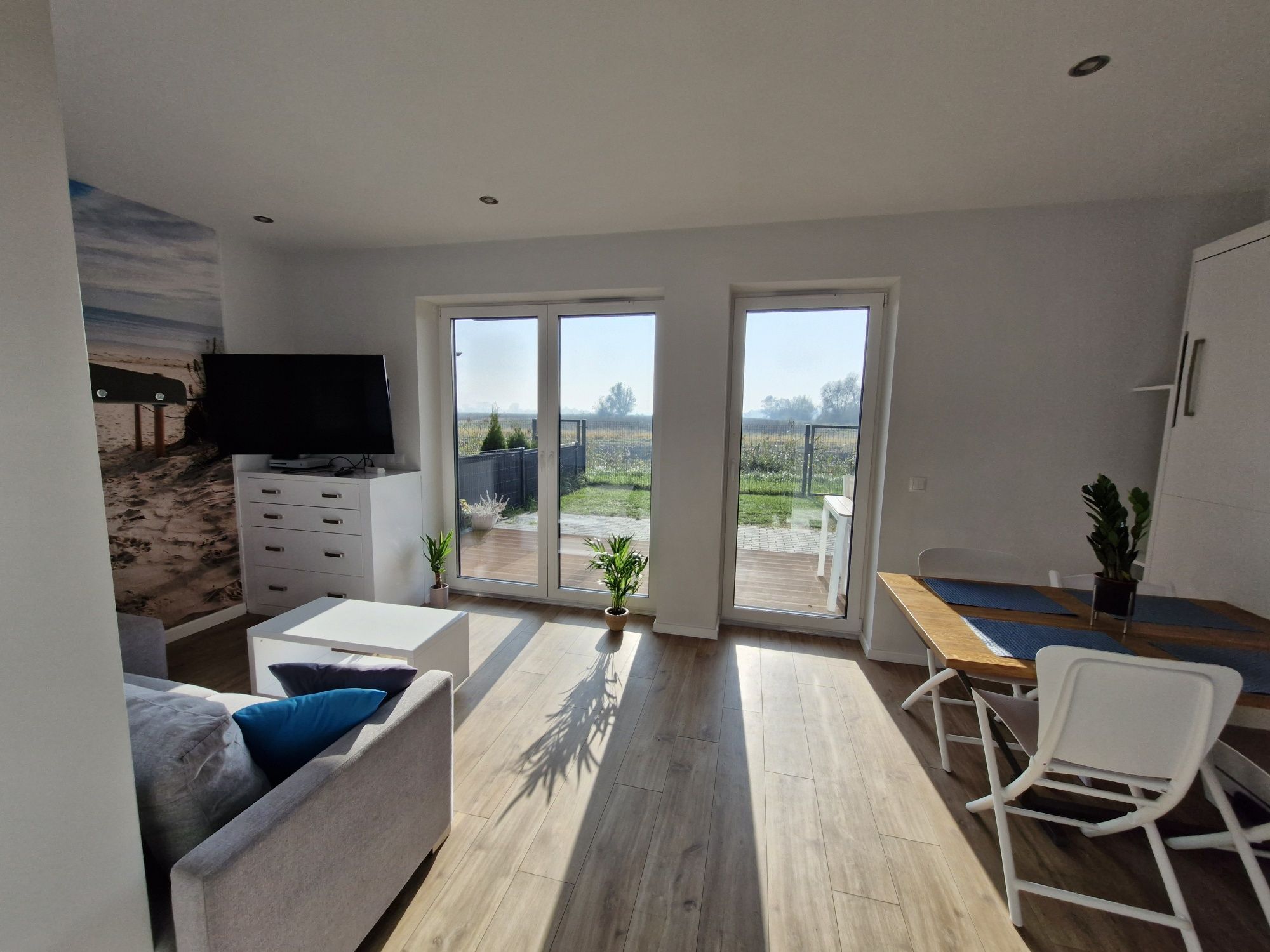 Apartament Deluxe 1-pokojowy z ogródkiem nad morzem Gdańsk Sobieszewo