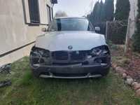 BMW X3 2.0D 177KM 2008 r. uszkodzony przód