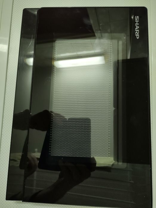 Drzwi mikrofalówki Sharp R-200(BK)W