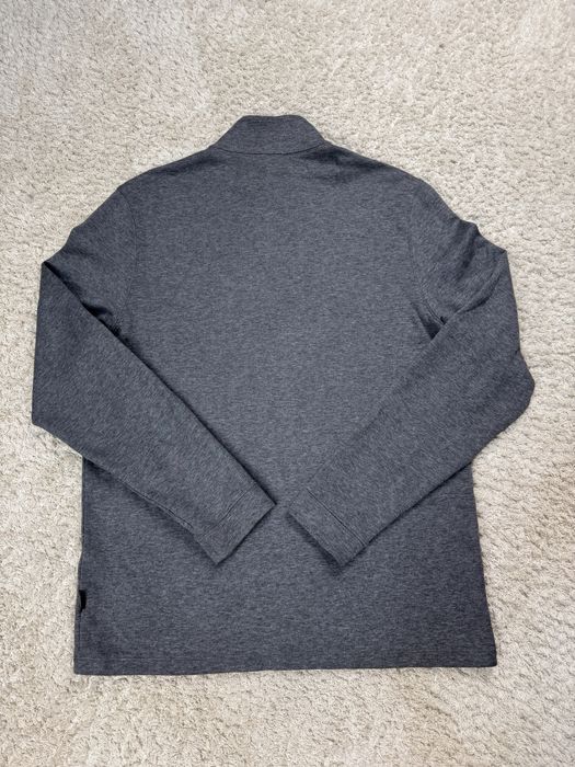 Трендовий чоловічий темно-сірий джемпер на блискавці hugo boss