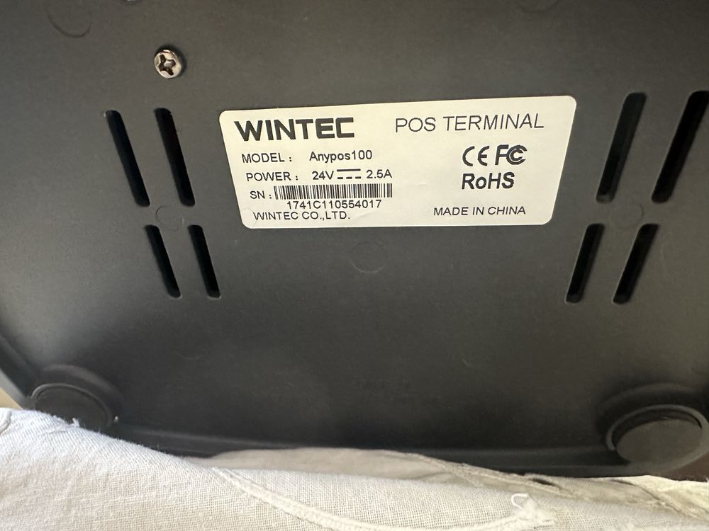 Sistema de faturação Wintec Anypos100, com gaveta de dinheiro