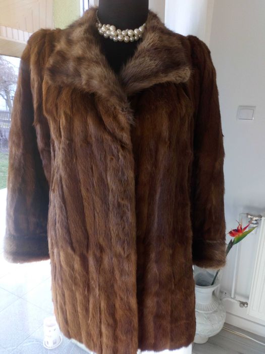 Futro naturalne z norek