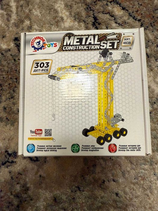 Конструктор металлический ТехноК строительный кран