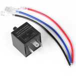 Relé piscas LED 12 V moto 3 pinos ajustável
