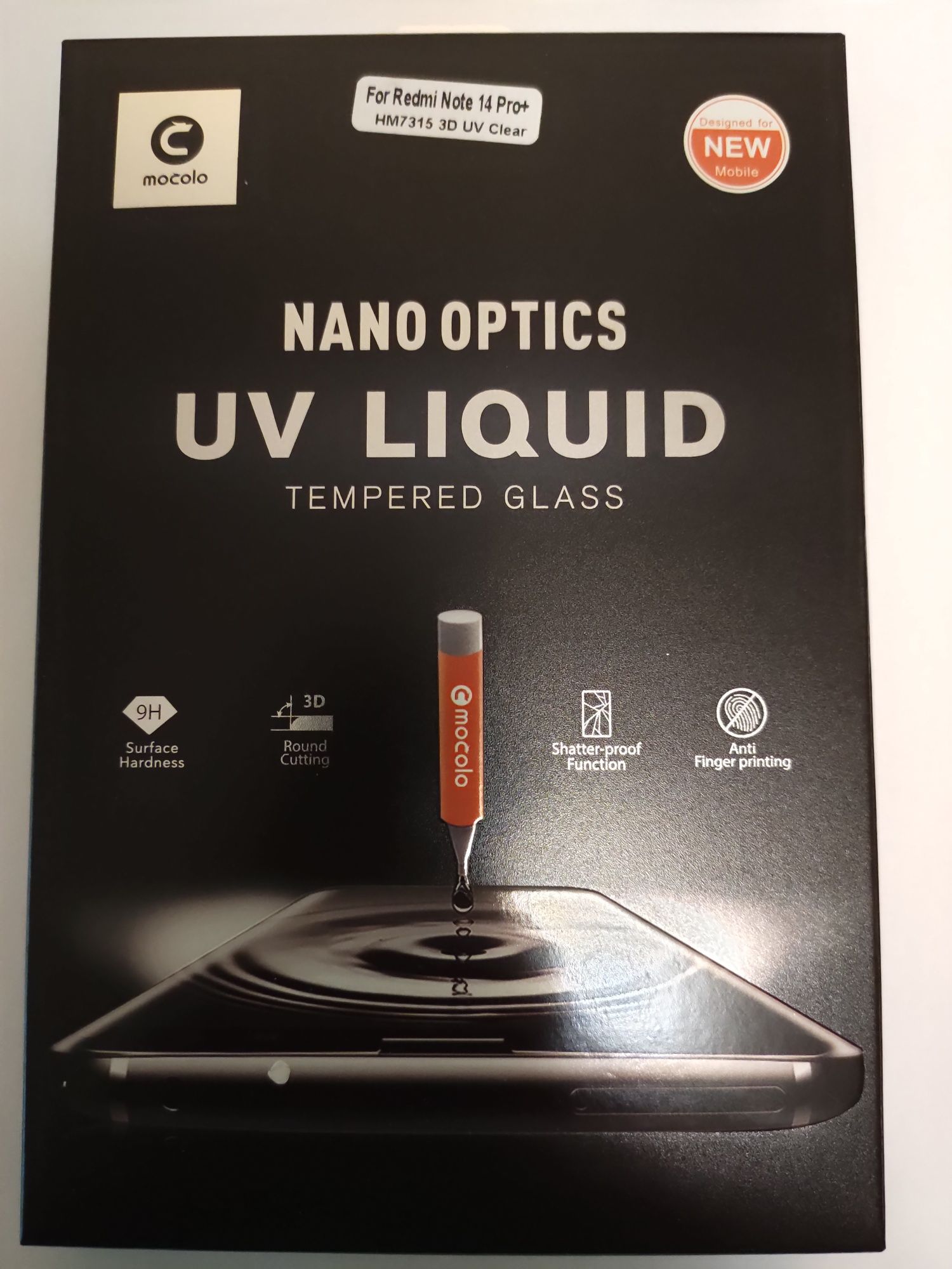 Защитное стекло Mocolo 3D UV УФ Xiaomi Redmi Note 13 14 Pro+ Plus