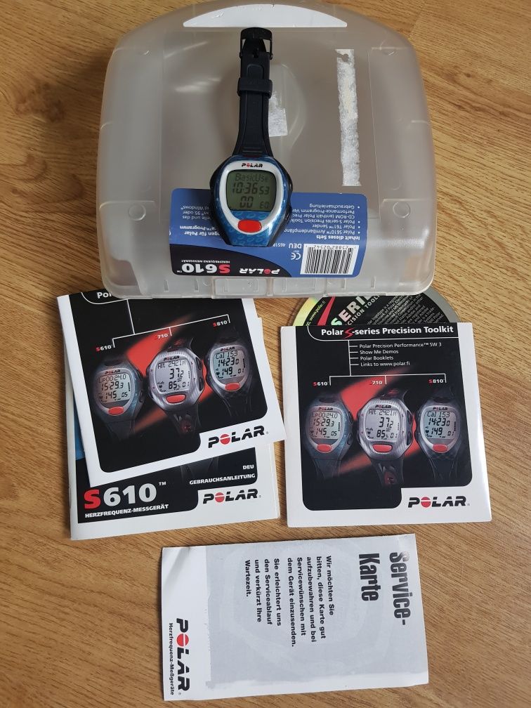 Zegarek sportowy, Pulsometr Polar S610