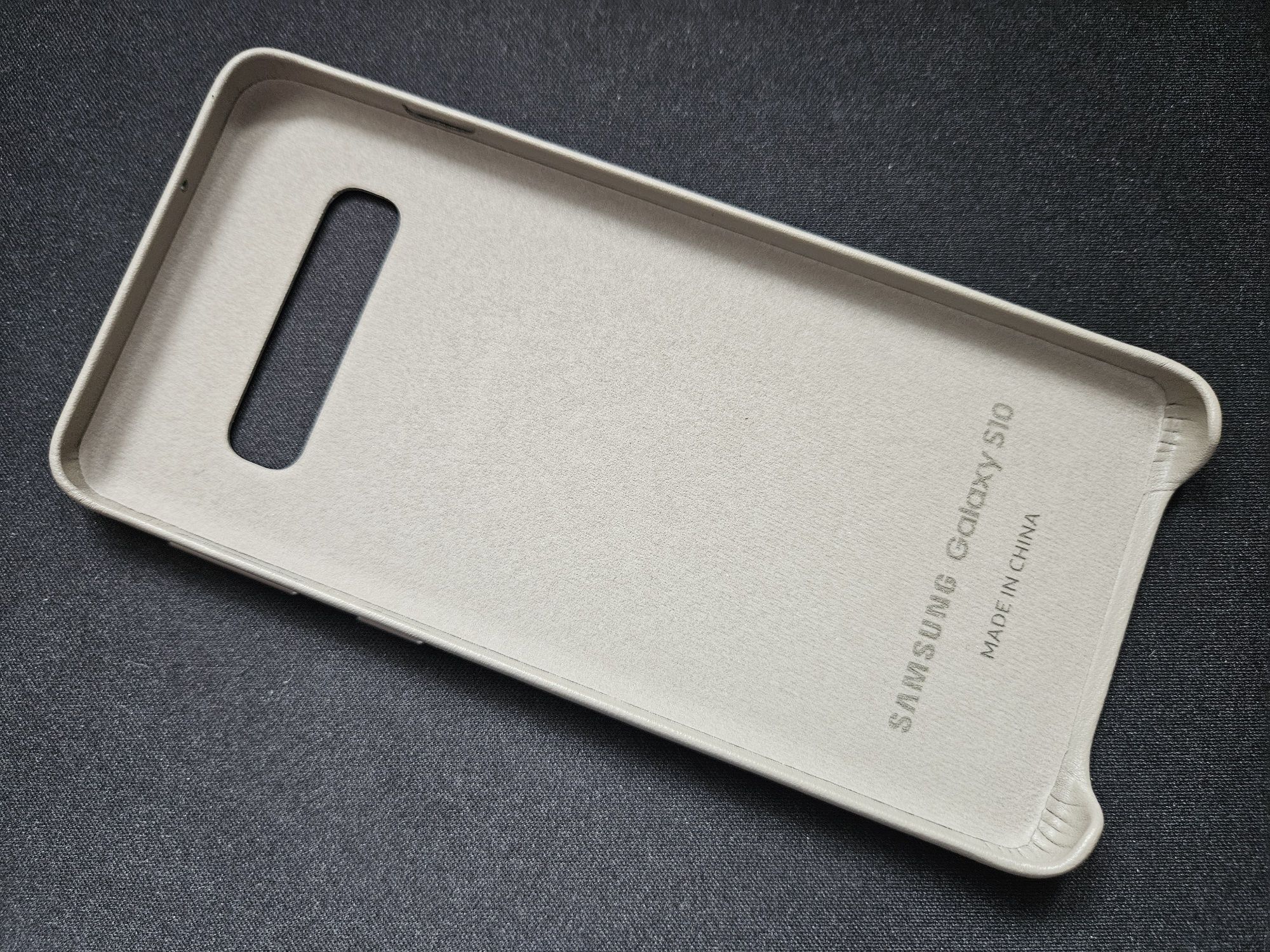 Samsung S10 Leather Case Etui