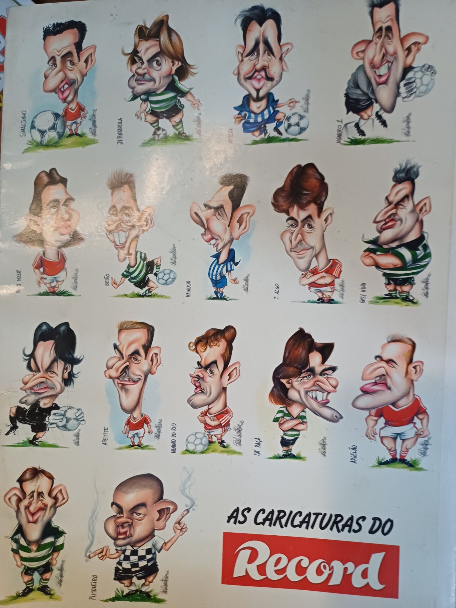 Futebol caricaturas