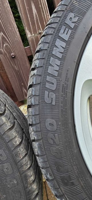 Koła z bardzo ładnymi letnimi oponami 5x120