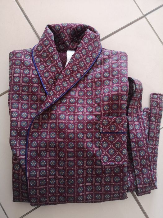 Roupão de homem bordeaux