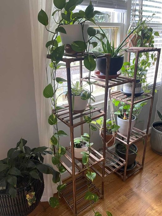 Duży kwietnik stojak na kwiaty na 10 doniczek dom ogród taras półki