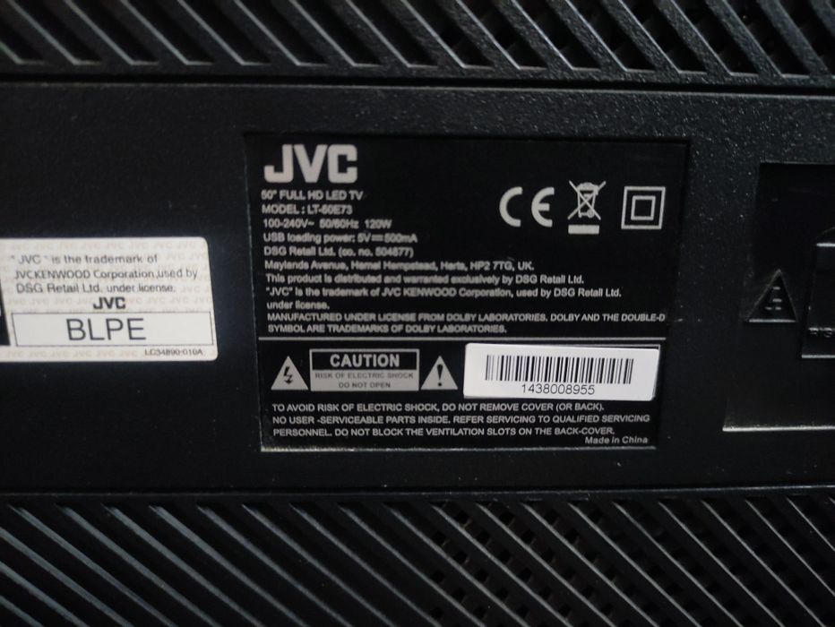 Телевізор 50" JVC LT50E73