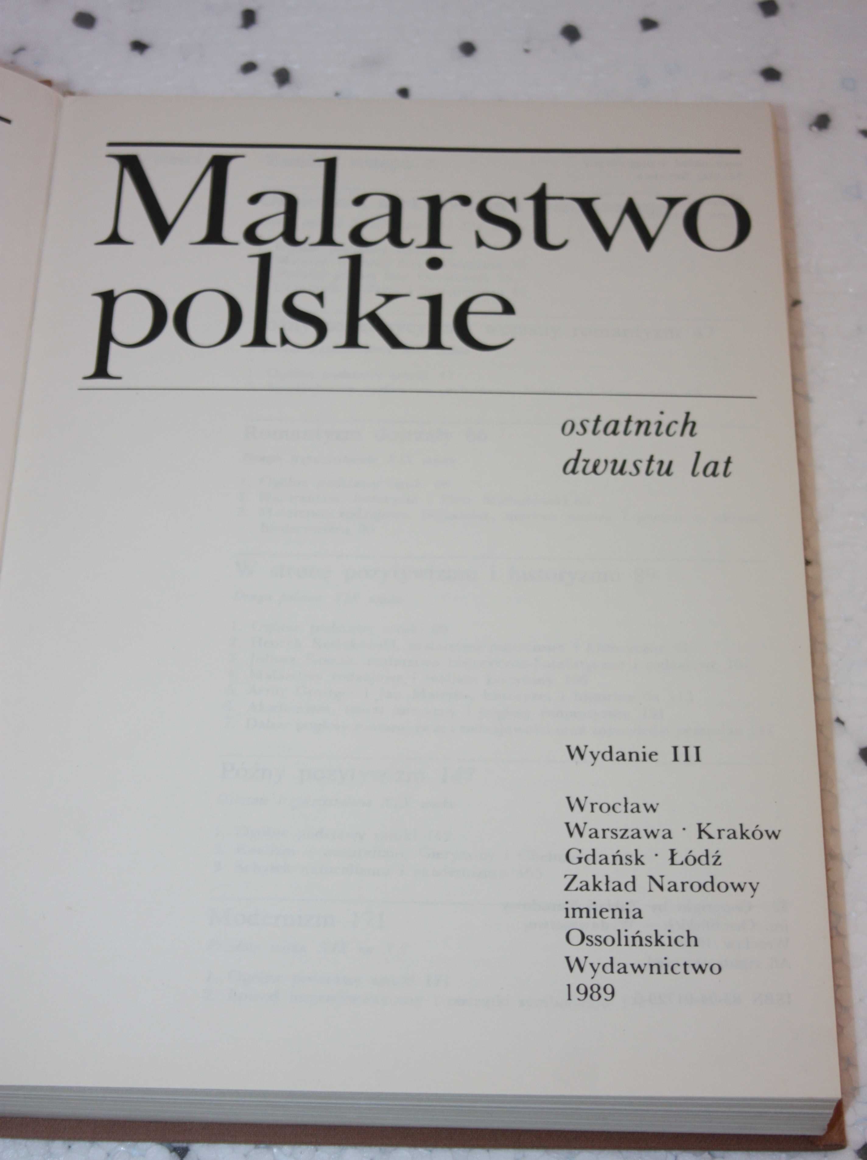 Malarstwo polskie ostatnich dwustu lat Dobrowolski