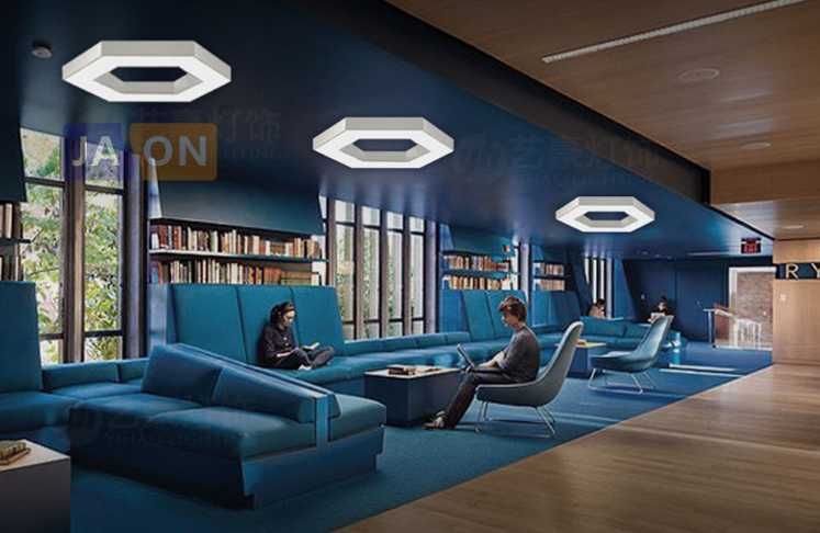 NOWA lampa LED heksagon biała 60cm 42W