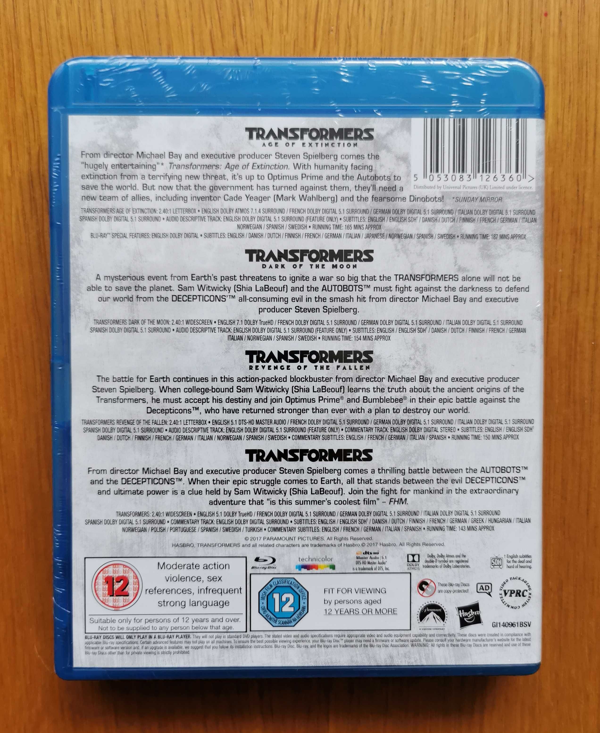 Transformers 4-Movie Collection 5x Blu-ray (En) (2017)
