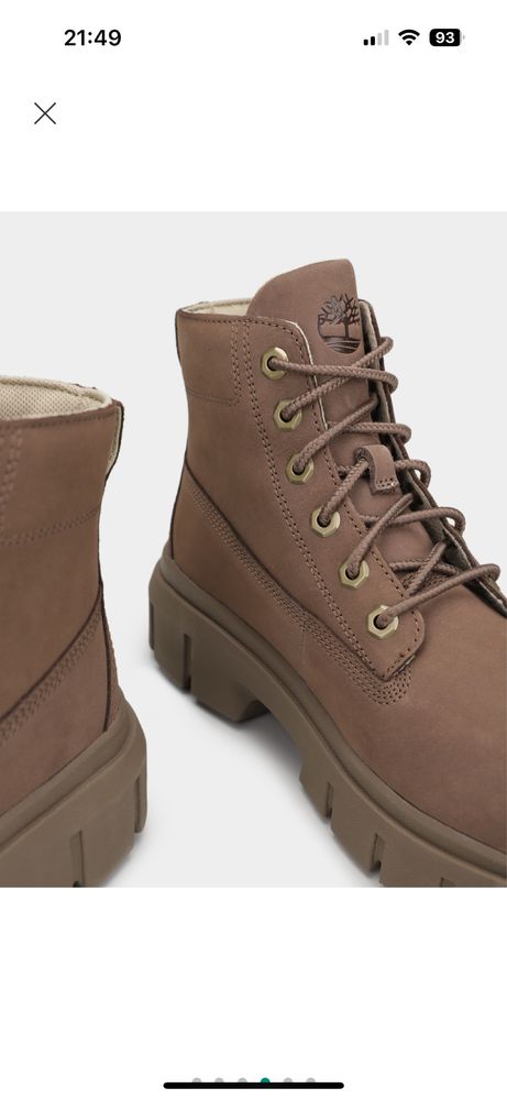 Ботінки Timberland Greyfield Mid Lace-Up бежеві тауп,ботинки