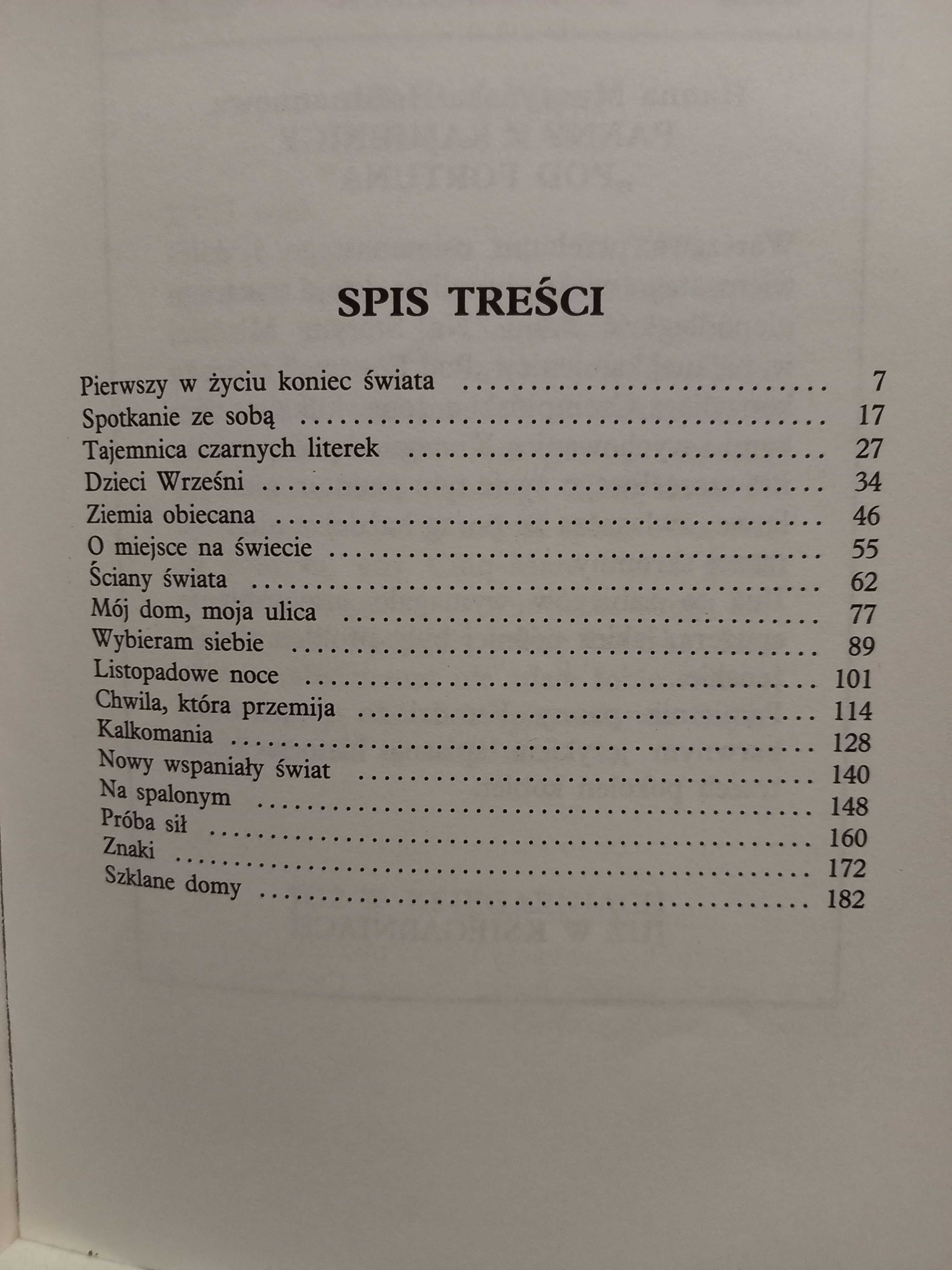 Sprzedam książkę "Koniec i początek wszystkiego" Maria Kann