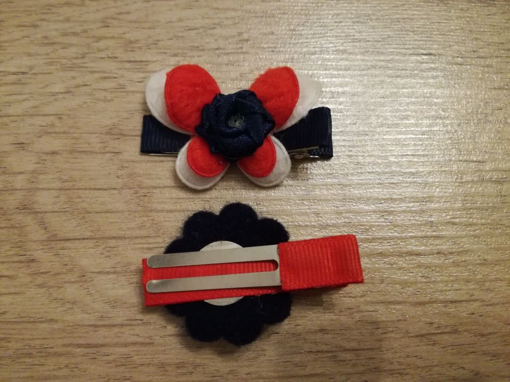 Spinki do włosów, spineczki handmade, komplet 2 szt.