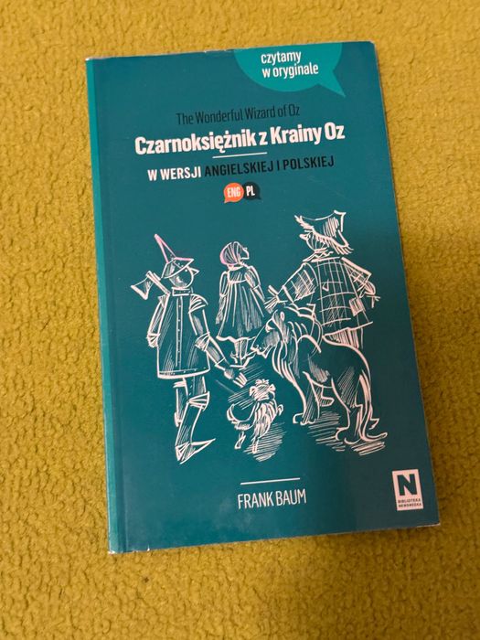 Książka Czarnoksieznikz Krainy Oz Frank Baum Eng-PL Wersja
