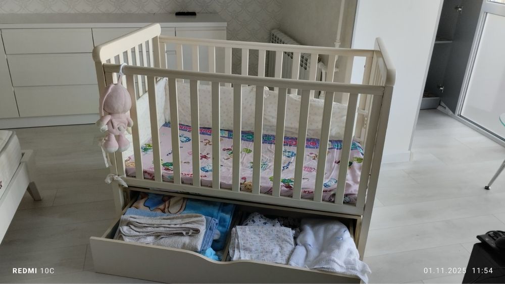 Дитяче деревʼяне ліжко Верес ЛД12