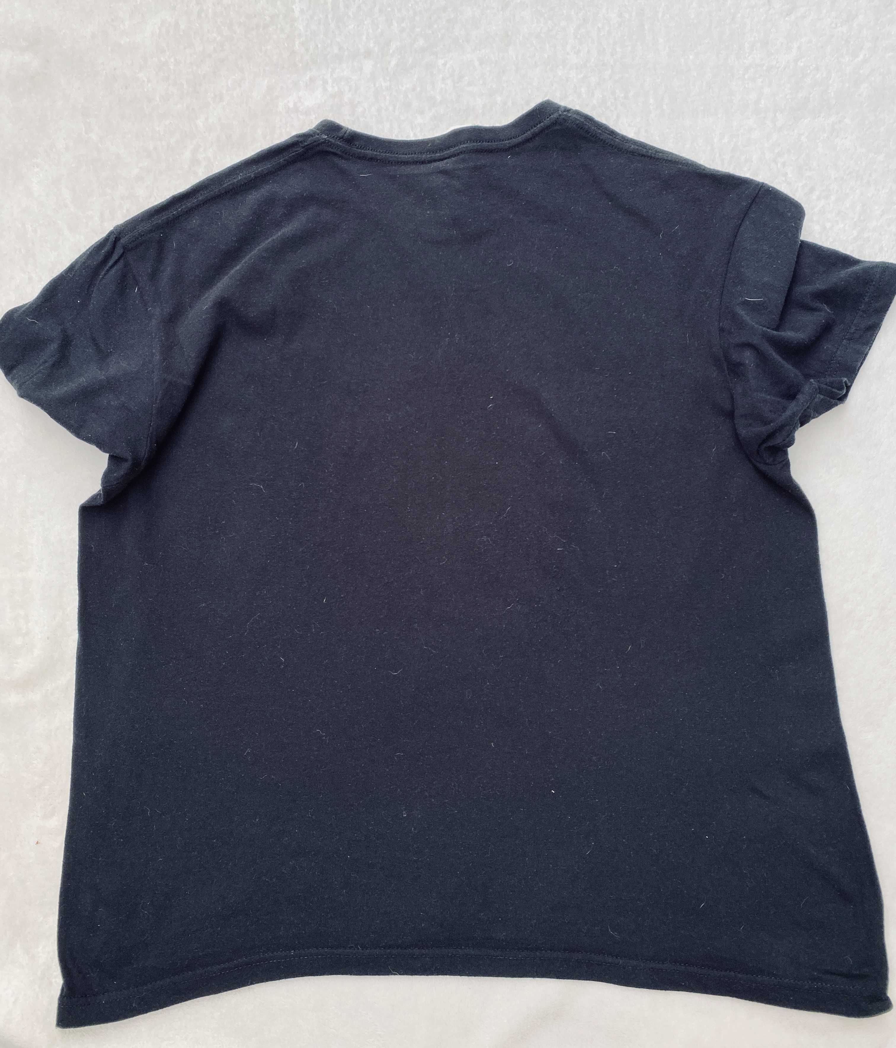 Czarny t-shirt z napisem GasMonkeyGarage – rozm. M