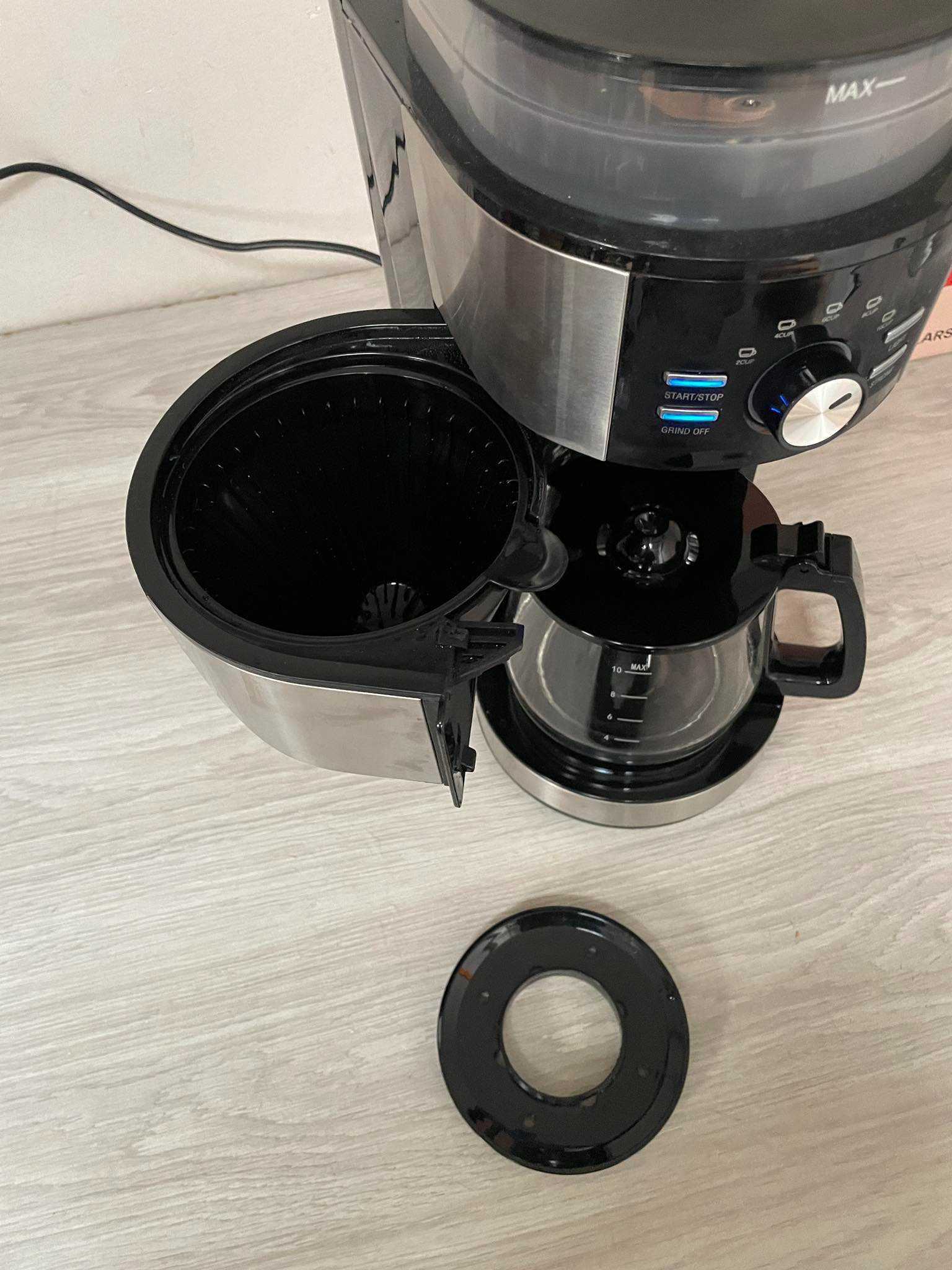 Ekspres przelewowy Klarstein Grind & Brew USZKODZONY