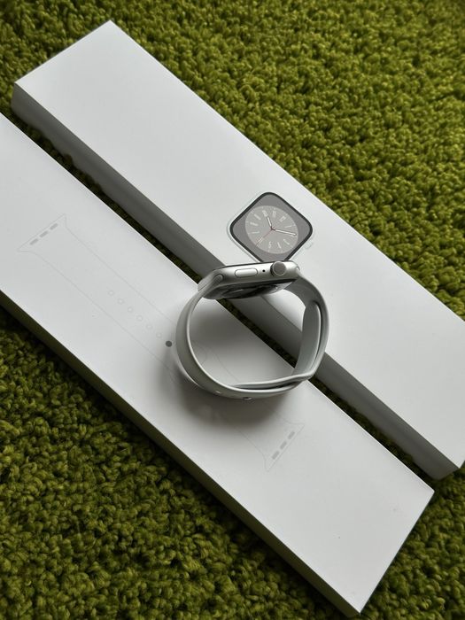 Apple Watch 8 45mm Silver Ідеал Магазин Гарантія Доставка
