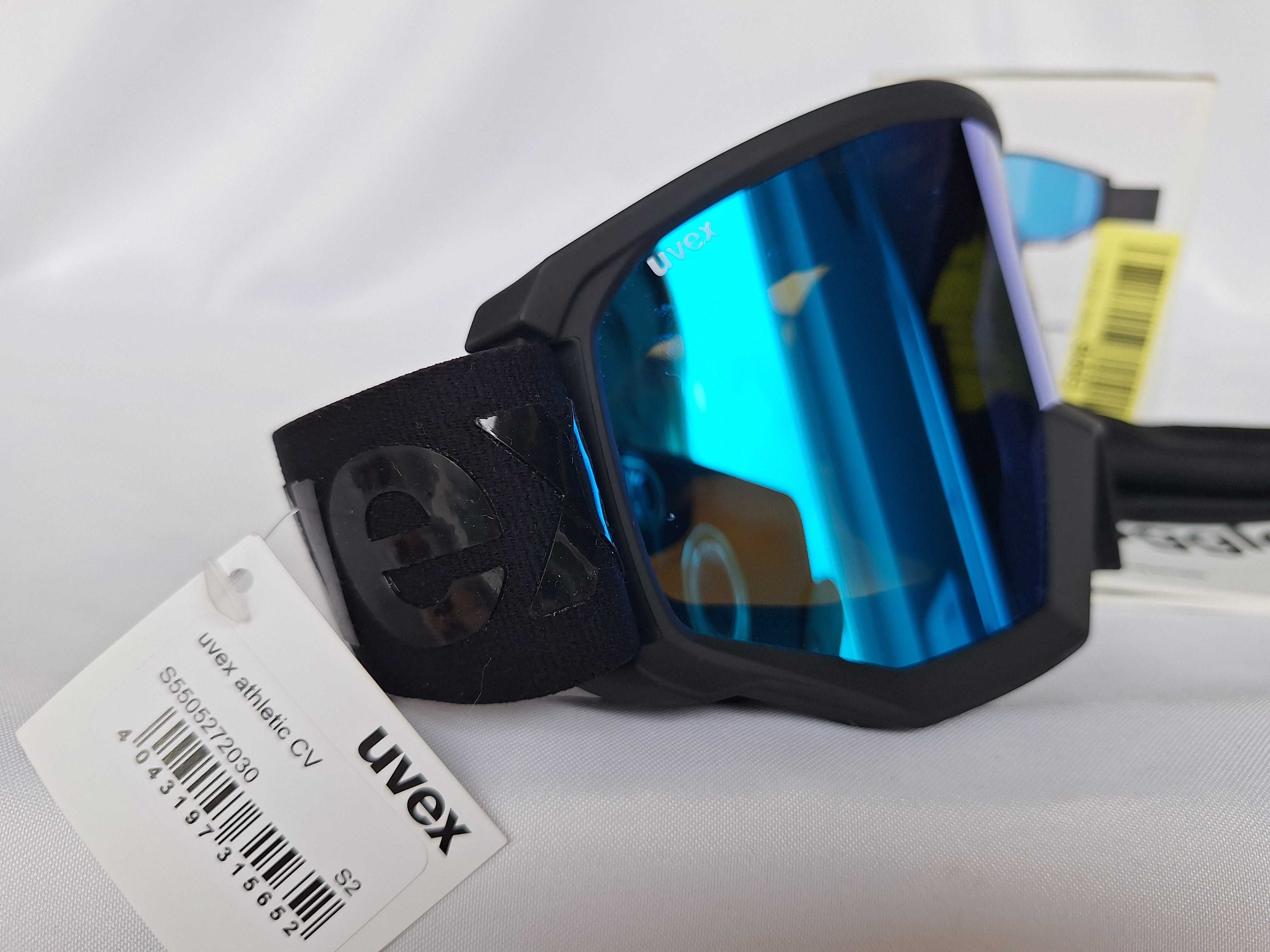 Gogle narciarskie Uvex Athletic CV Black Matt S2