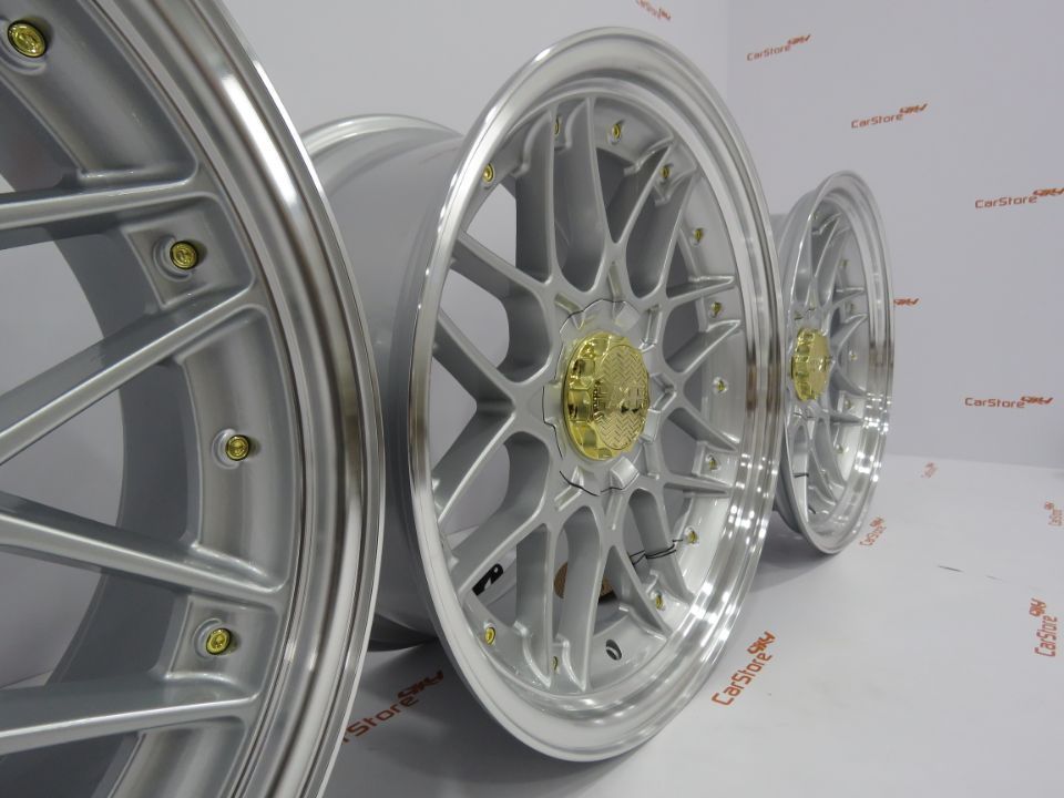 Jantes Haxer HX025 18 '' 8 et 30 + 9 et 35 5x120 + 5x112 Cinza+ aba po