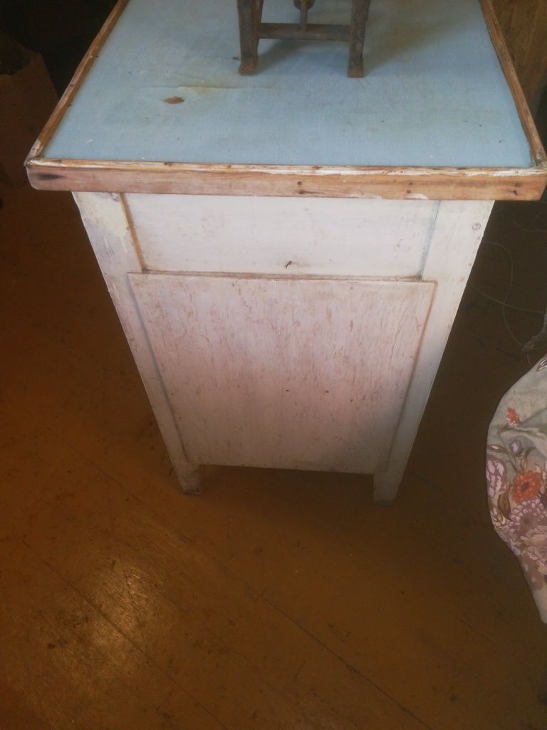 Przedwojenna stara szafka blat stół kuchenny 97x53wys85 szuflady wyspa