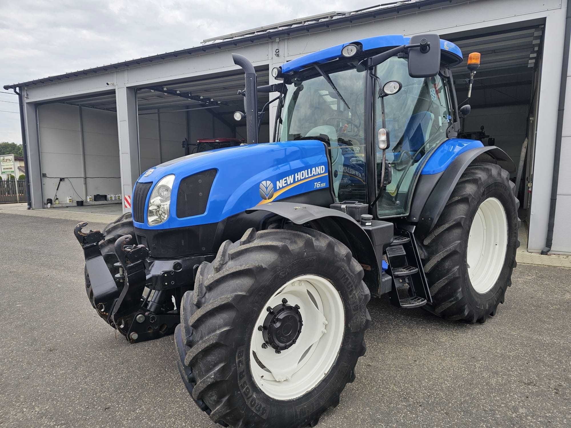 New Holland T6.155 rok 2012 , przedni TUZ , tylko 6500 h , SUPER STAN