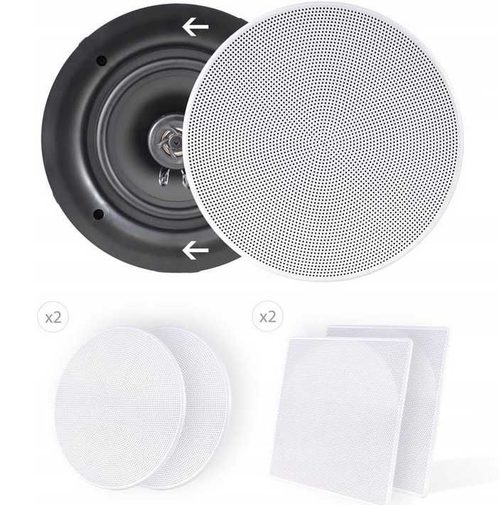 PYLE PDIC66 200W do montażu na ścianie w suficie 2-drożne