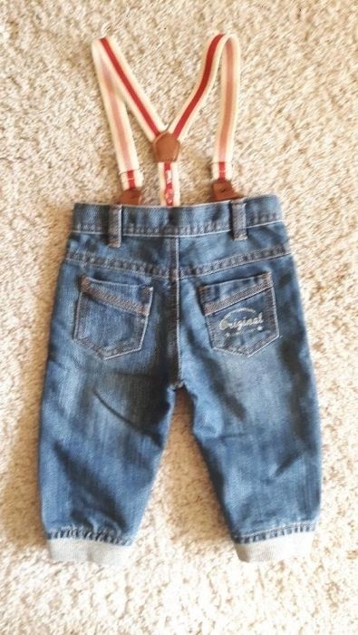 spodnie, spodenki jeansowe Firmy TAPE A L'OEIL roz. 68-74
