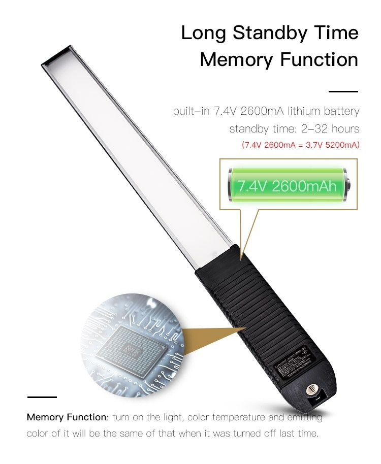 Bastão De Led RGB Luxceo Q508A NOVO