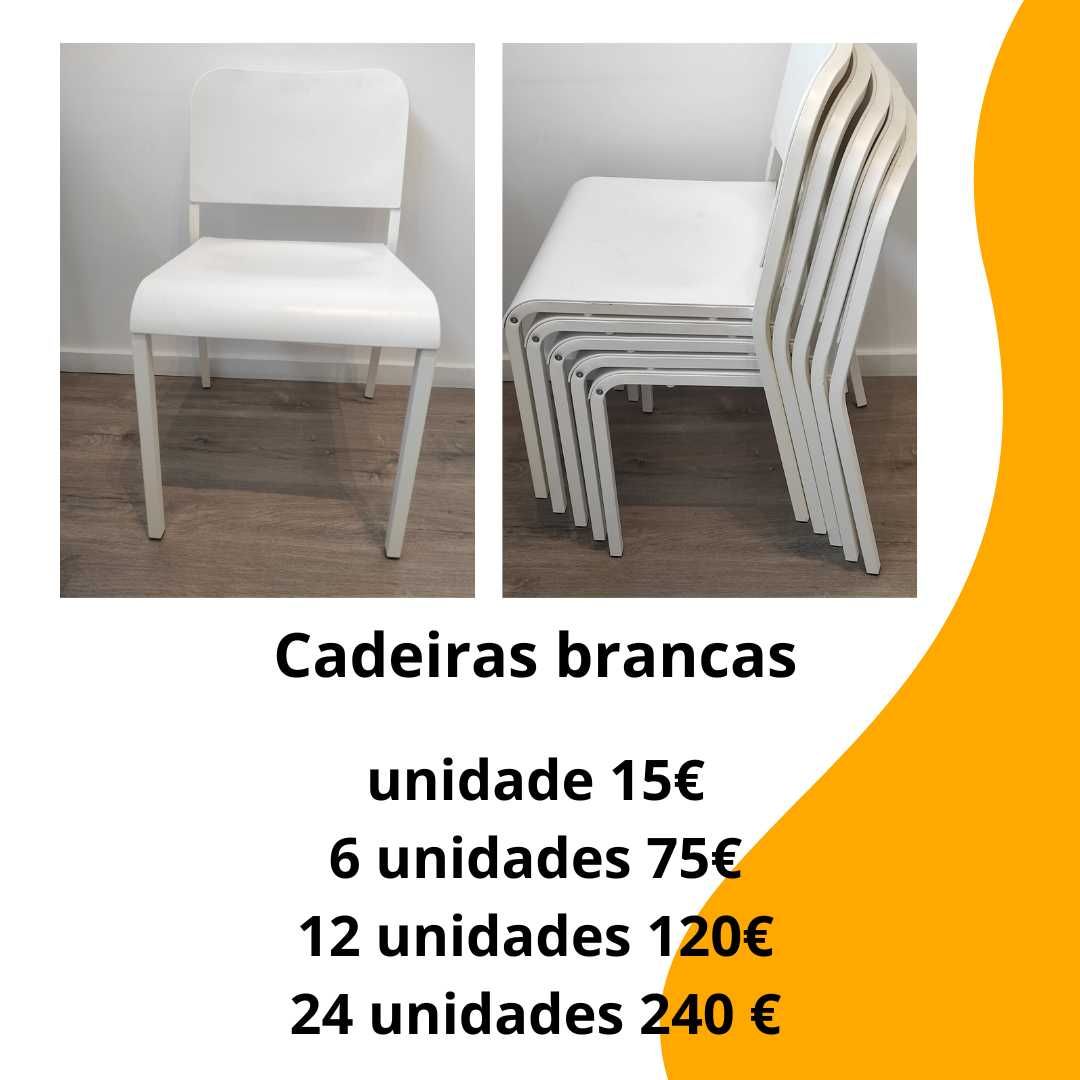 Cadeiras brancas Ikea